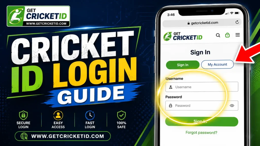 cricket ID login guide